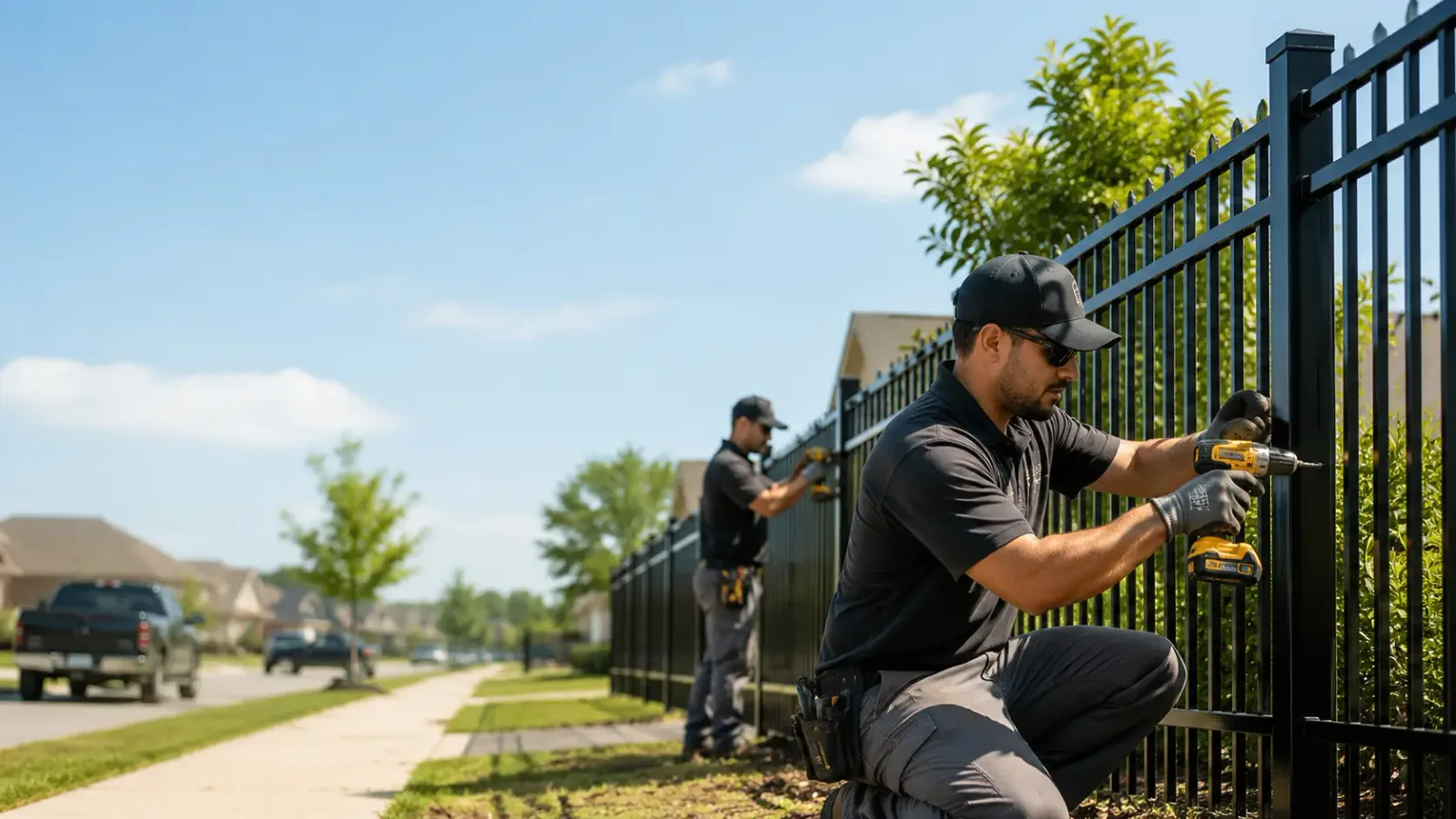 Metal Fence Installation in Greenville, GA